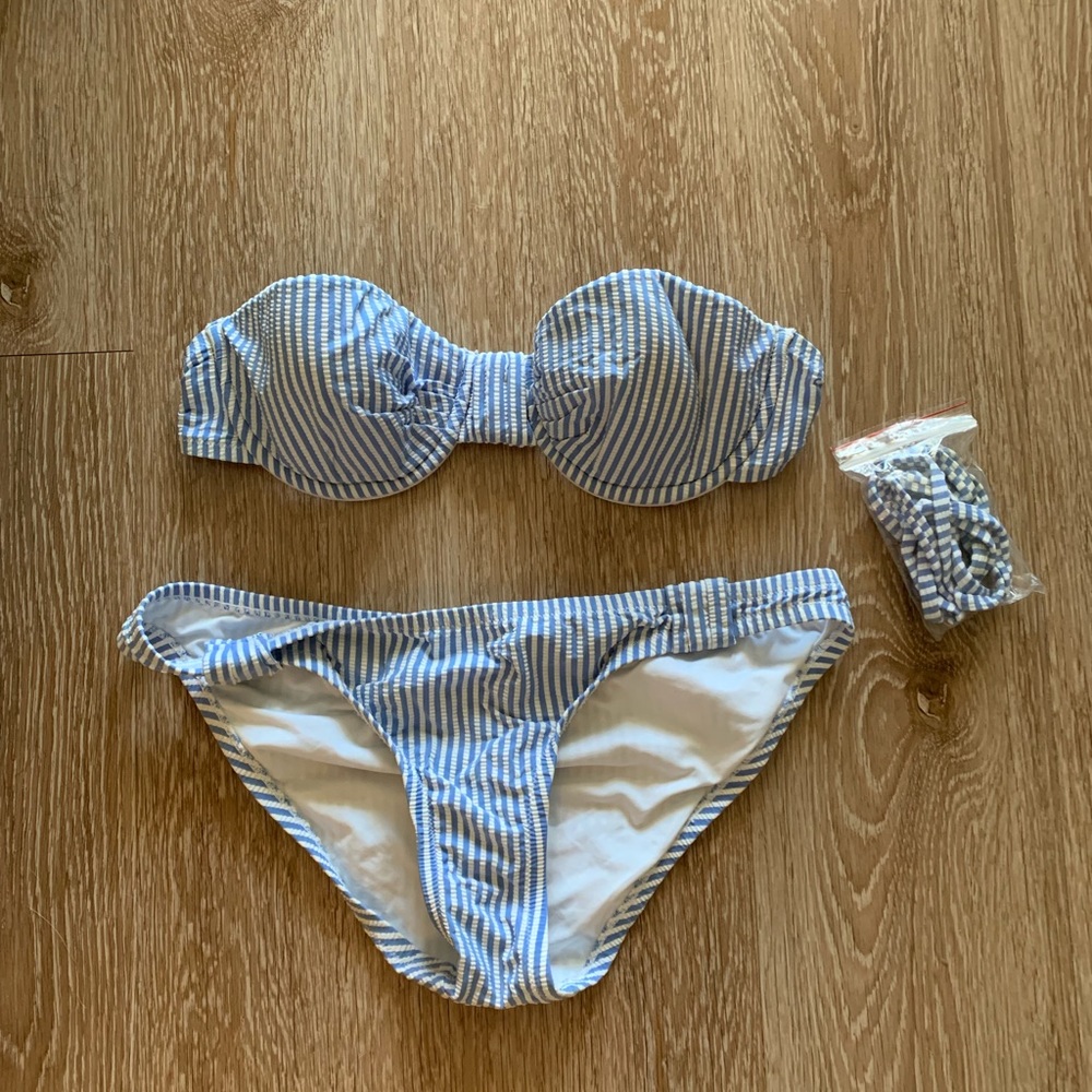 J. Crew striped bikini